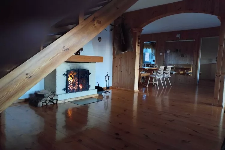 Dom wakacyjny w Szymbarku dla max 8 osób-Living room