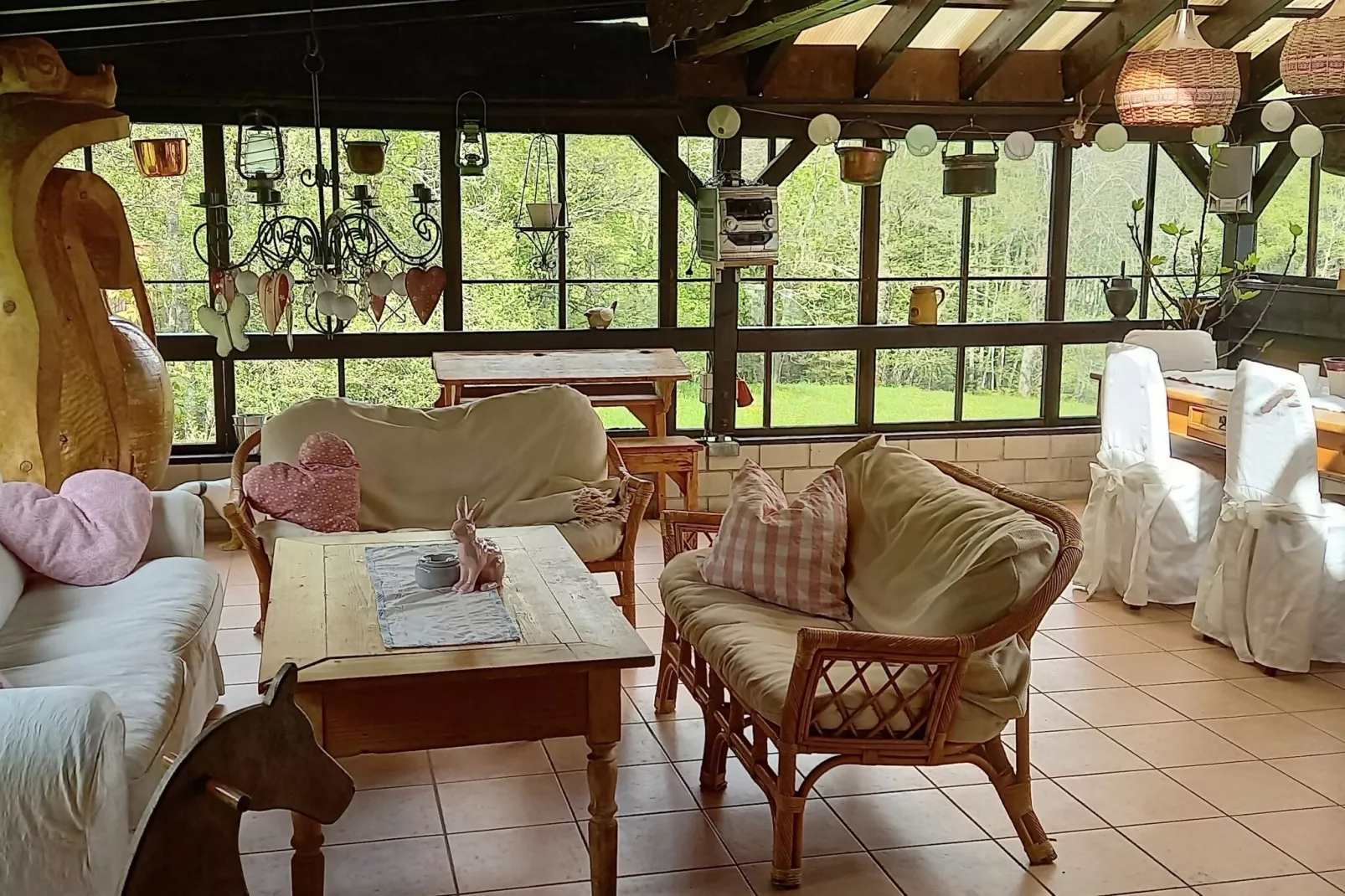 Altes Forsthaus-Wohnzimmer
