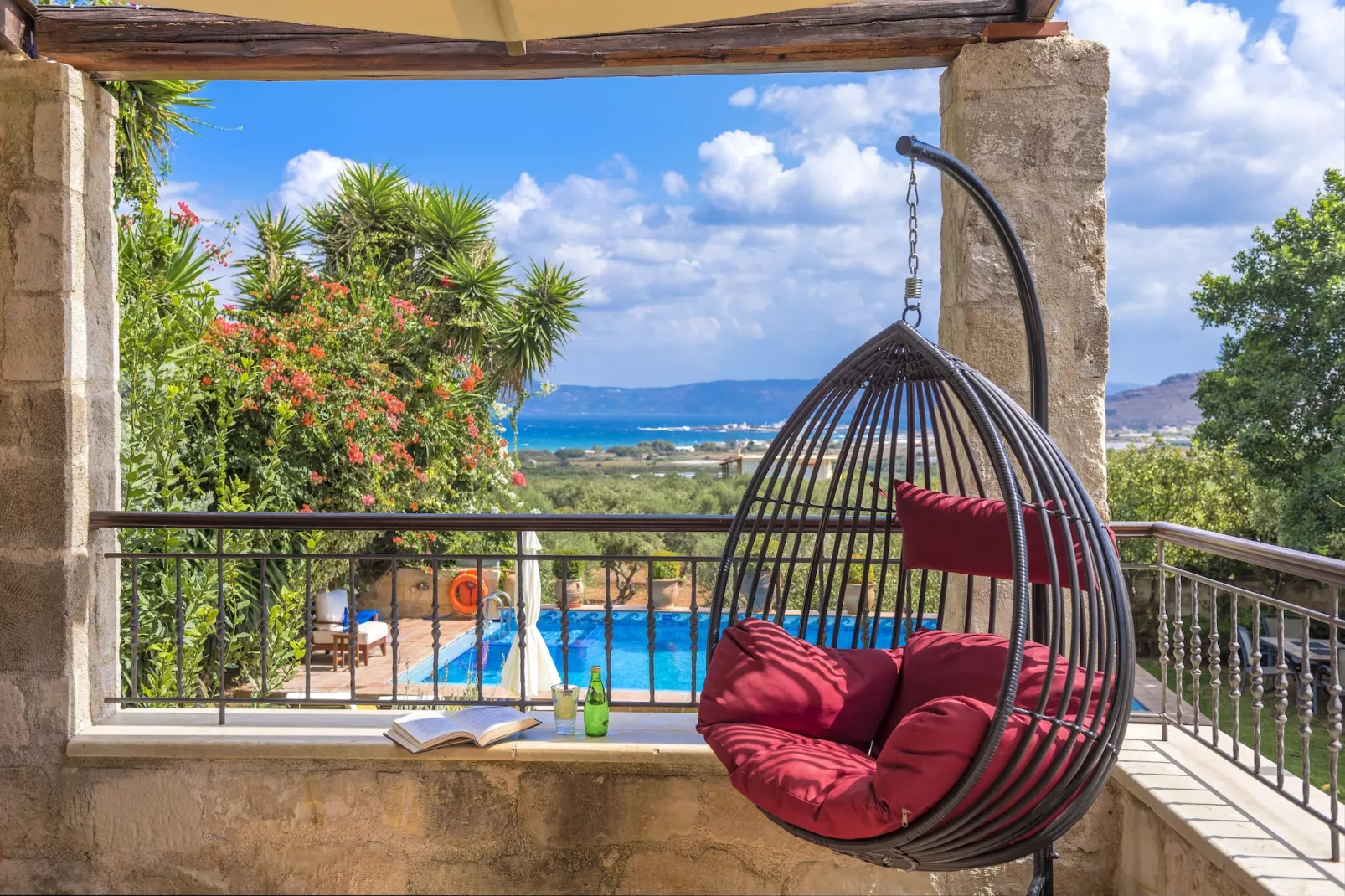 Villa Arhontariki 8prs-Terrasse/Balkon