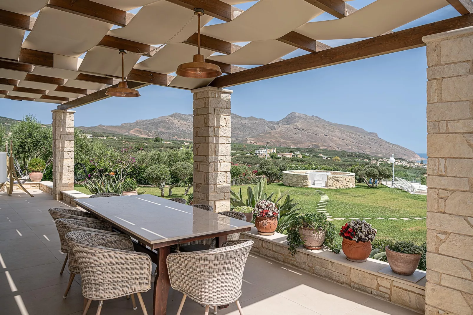 Villa Aloni 7prs-Esszimmer