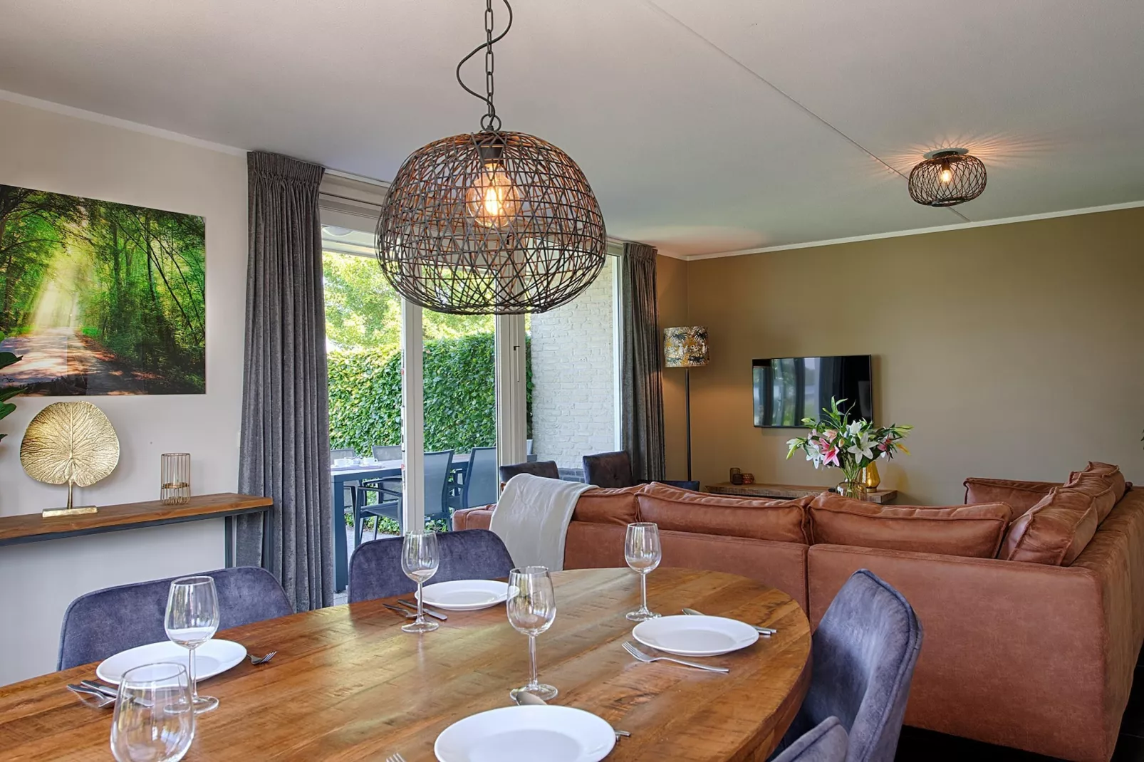 Waterwoning 2-6 persoons-Salle à manger