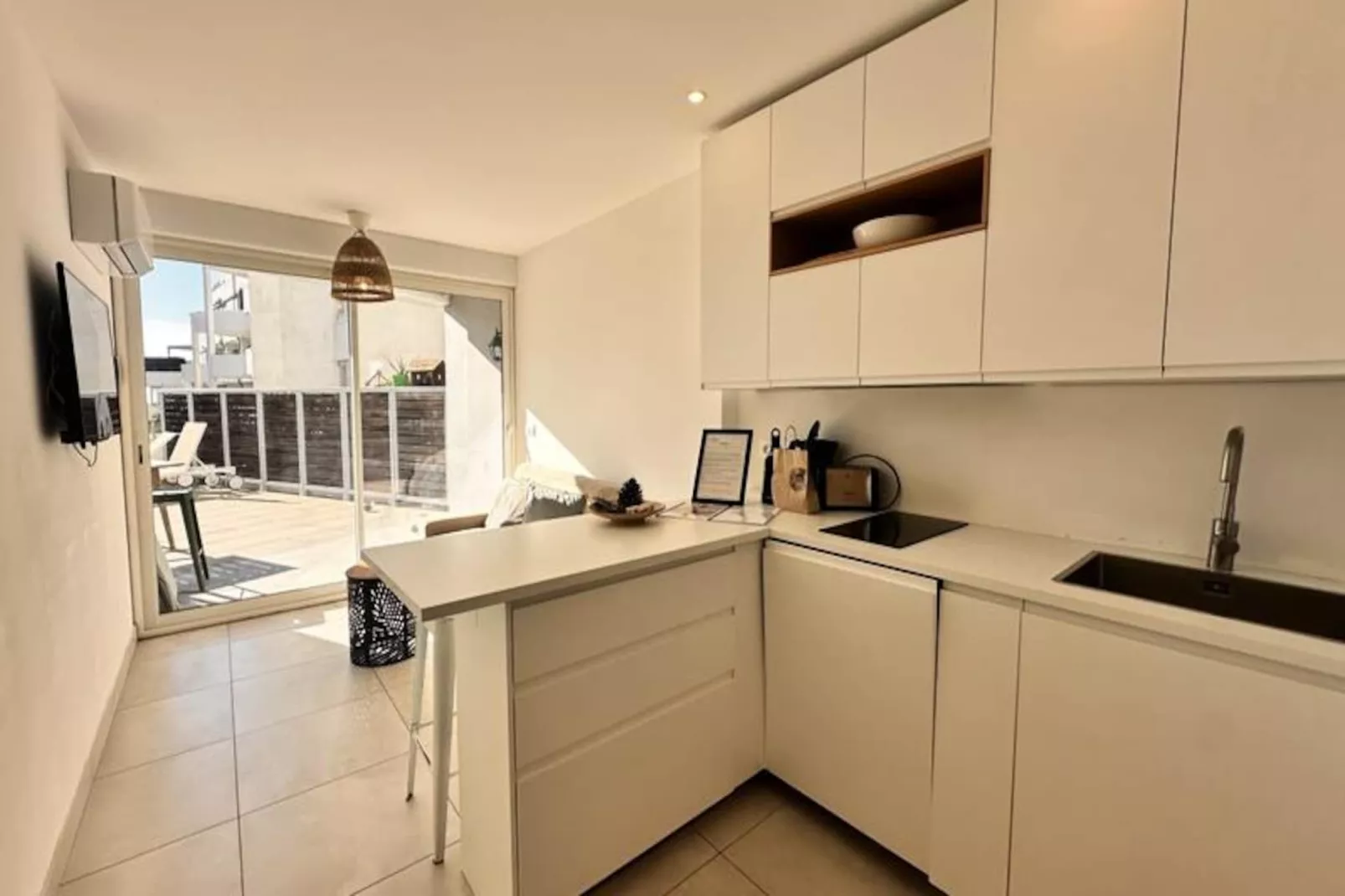 Résidence Terrasse Ensoleill&eacute;e : Appartement 1 Chambre 1 Cabine Vue Mer Terrasse-Untagged