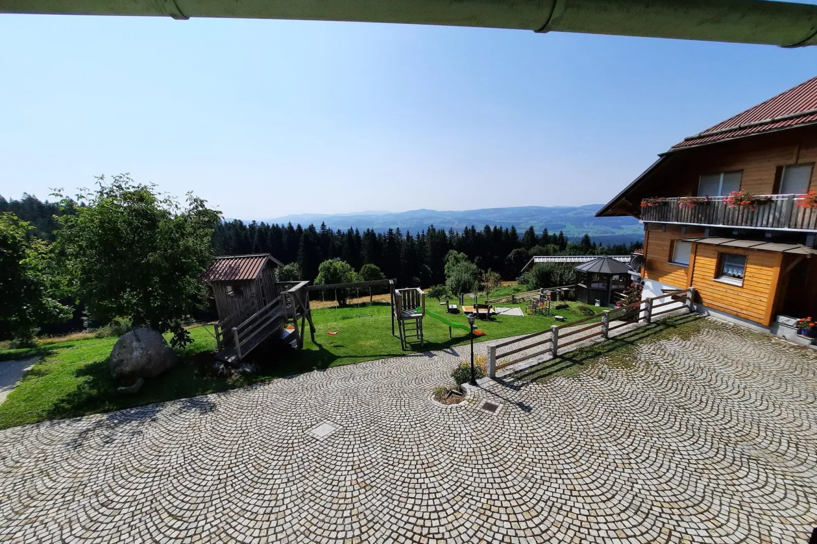Ferienhaus Panoramablick Neureichenau-Ferienhaus Panoramablick 75 qm-View summer