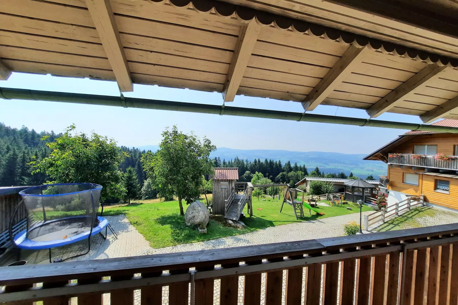 Ferienhaus Panoramablick Neureichenau-Ferienhaus Panoramablick 75 qm-View summer