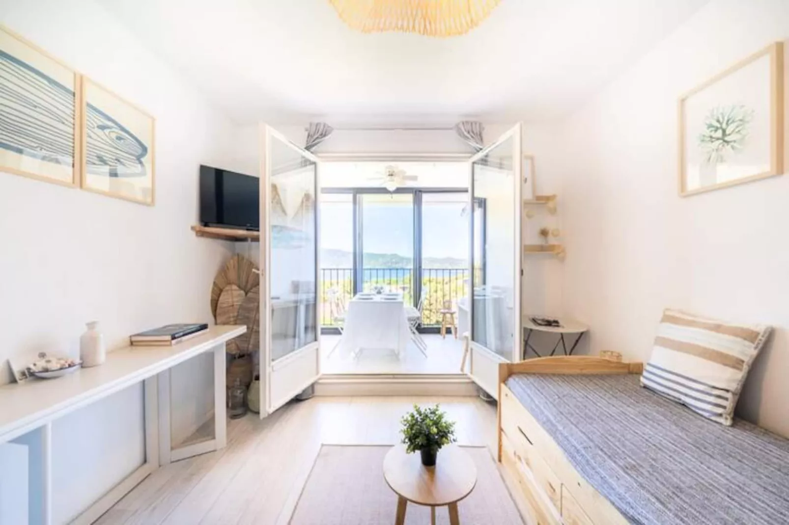 Vue Mer Imprenable, T3, Loggia, 6 Pers, Piscine, Tennis, Parking-Untagged