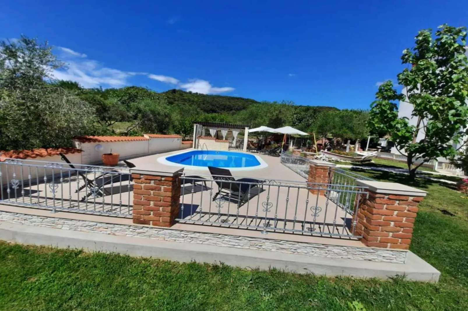 Apartments Matušan Kampor Rab - Two Bedroom Apartment With Terrace (A3)-Schwimmbad