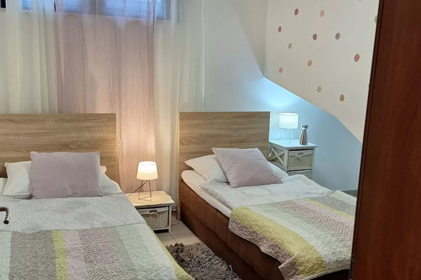 Apartment Cvita & Roza - Two Bedroom apartment with Terrace (Cvita) (A2)-Bedroom