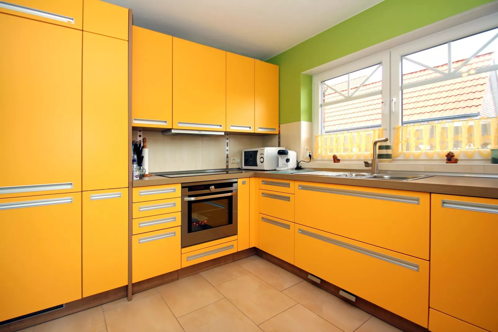 Große Ferienwohnung für 4 Personen mit Terrasse-Kitchen