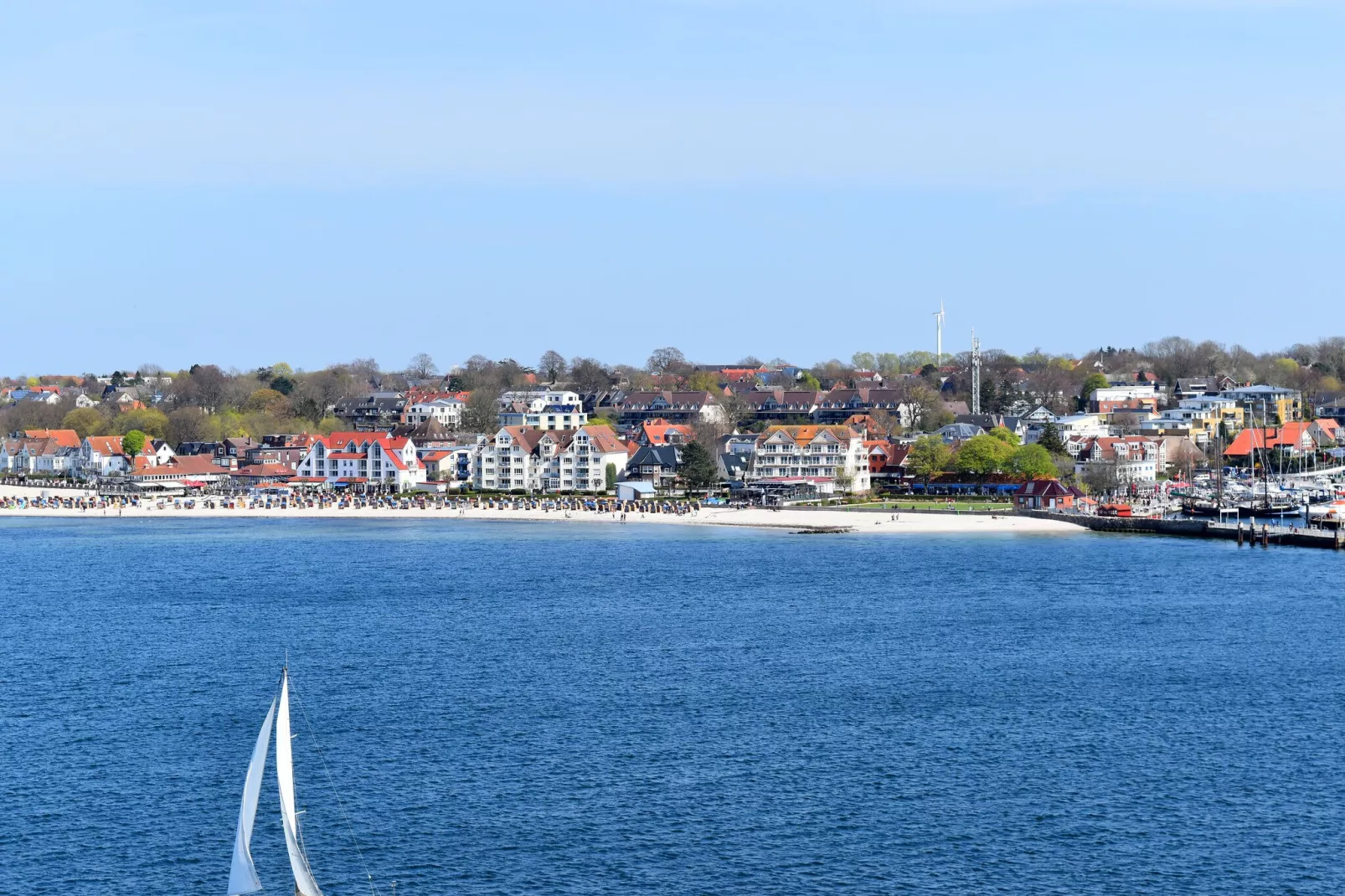 Apartments Panorama Laboe III m Seeblick 60 qm-Exterior summer