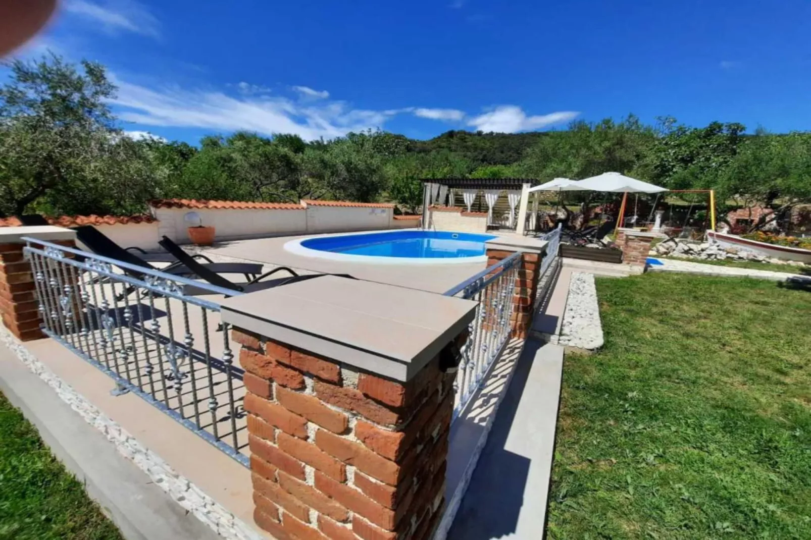 Apartments Matušan Kampor Rab - Two Bedroom Apartment With Terrace (A3)-Schwimmbad