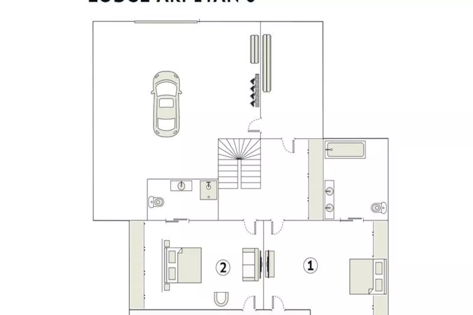 Résidence Arpitan Lodge-Nicht zugeordnet