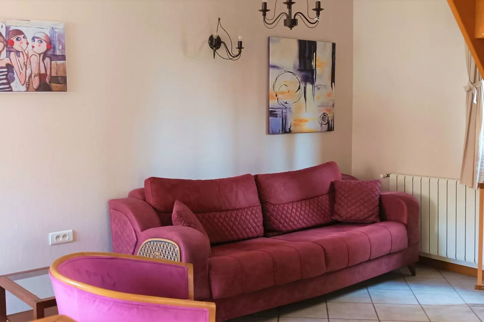 Semi-detached house Hinsbourg-Living room