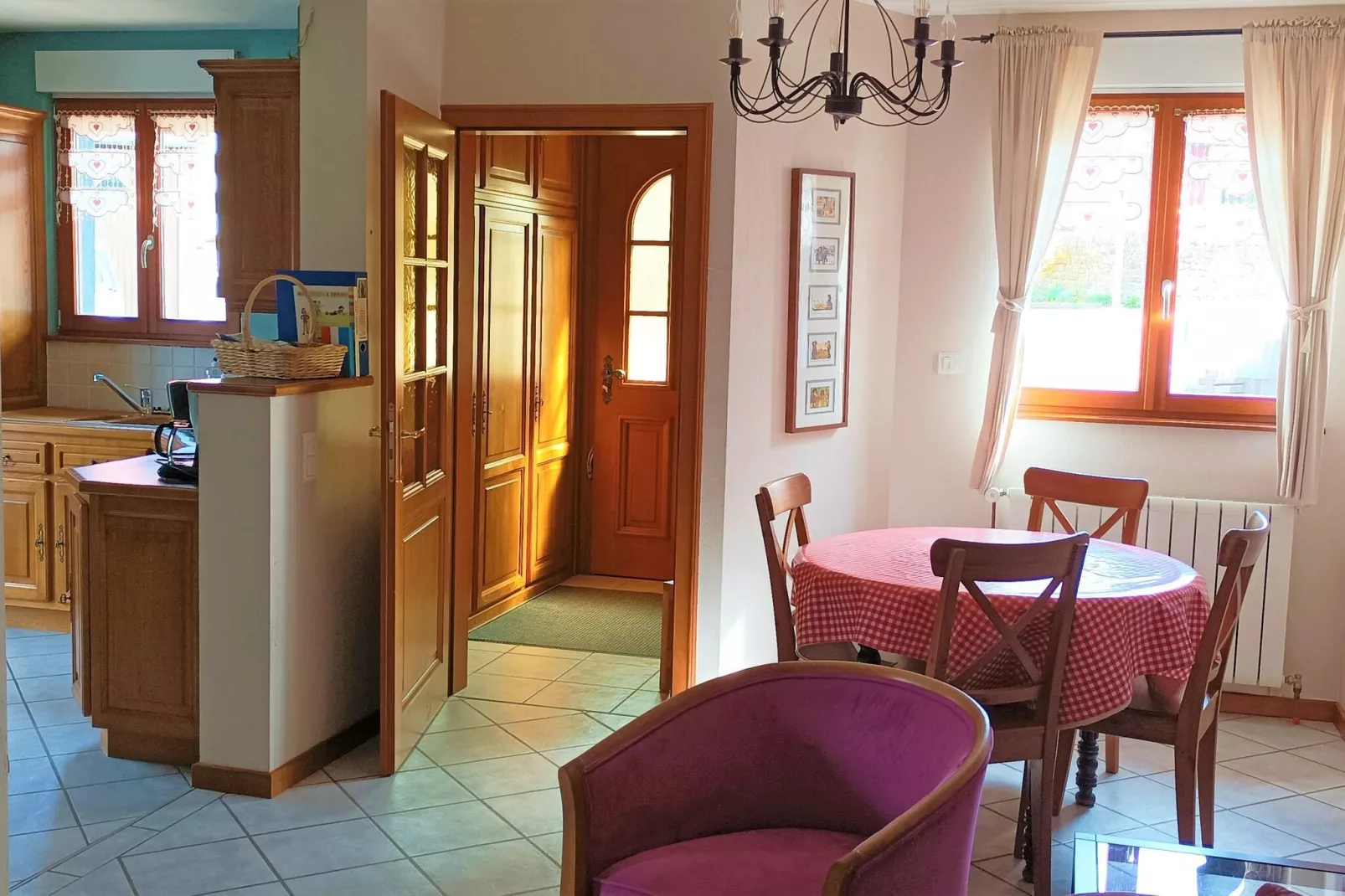 Semi-detached house Hinsbourg-Reception hall