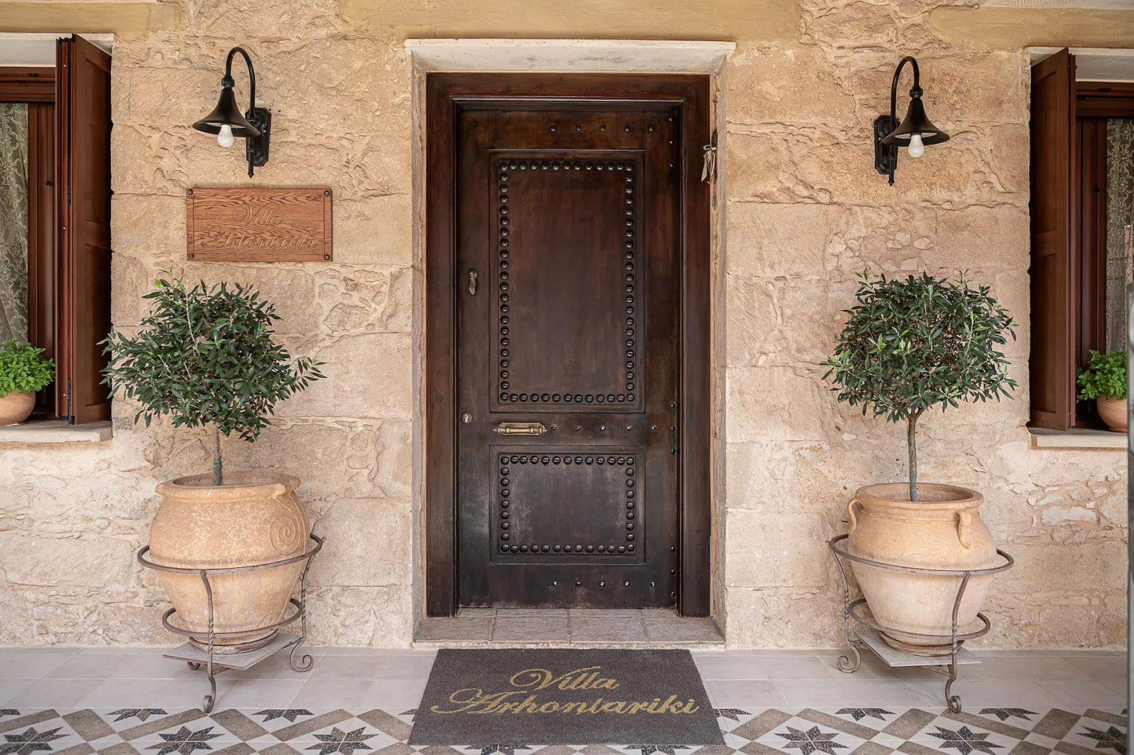 Villa Arhontariki 7prs-Empfangshalle