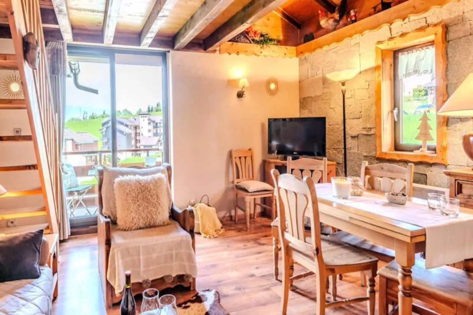 Slow Chalet Etale Duplex Sur Les Pistes, Balcon Avec Vue Montagne & Parking-Untagged