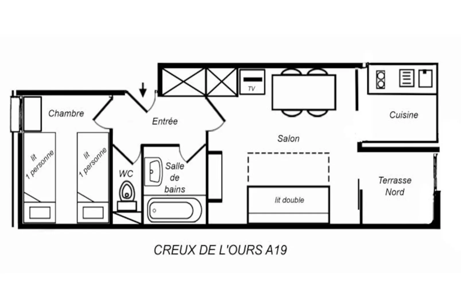 Résidence Creux De L Ours A-Nicht zugeordnet