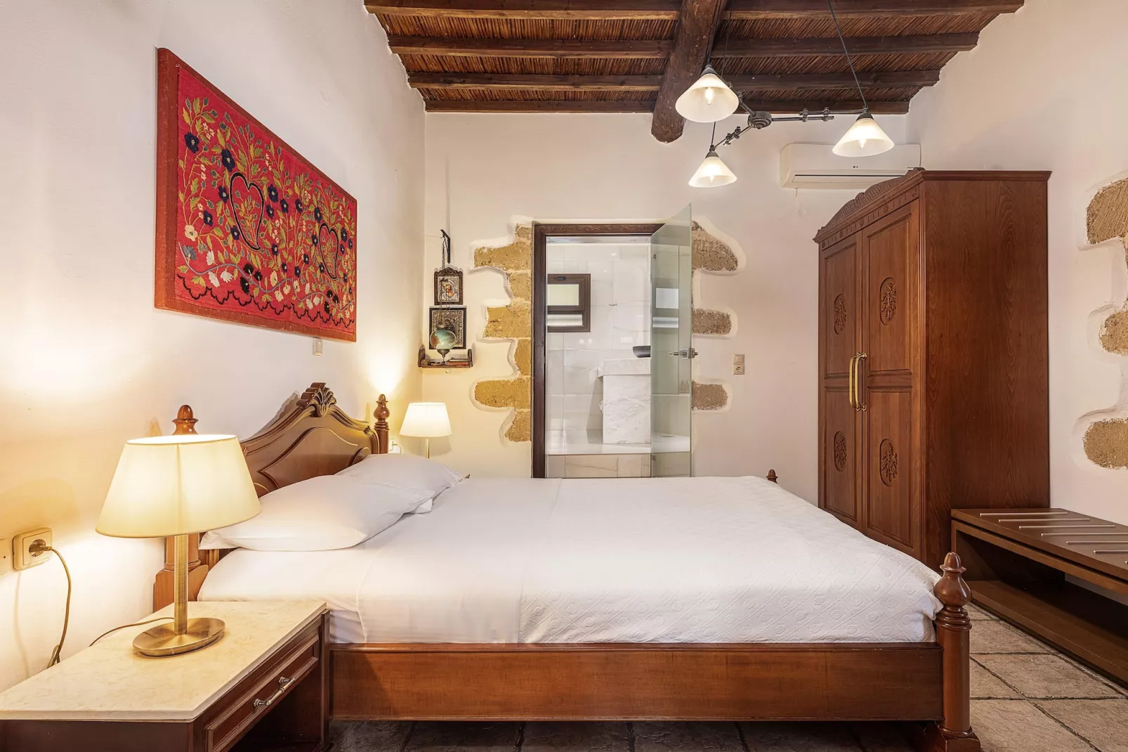 Villa Arhontariki 5prs-Schlafzimmer