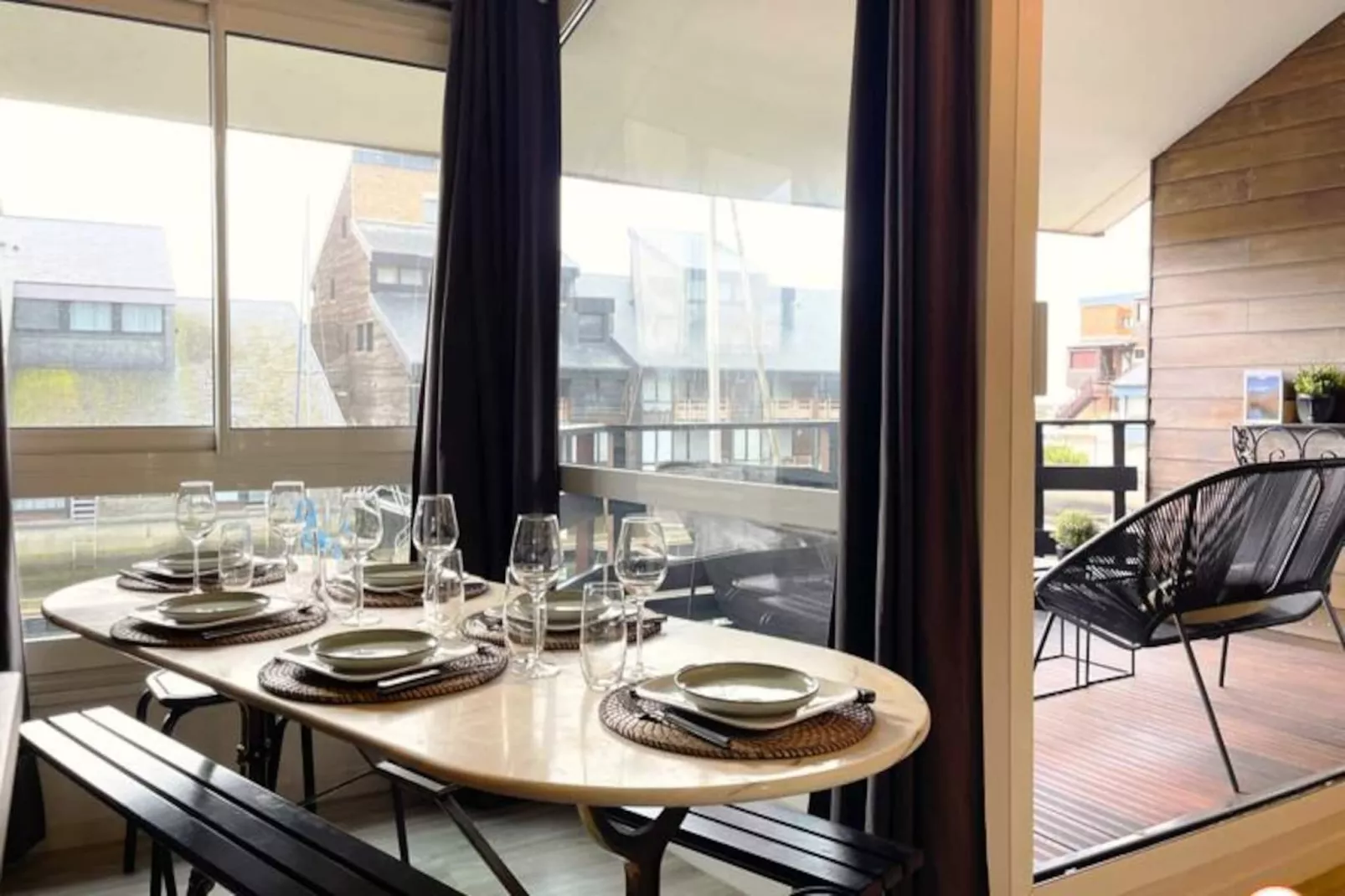 ⚫ Le Black Pearl - Terrasse, Vue Marina-Non tagué