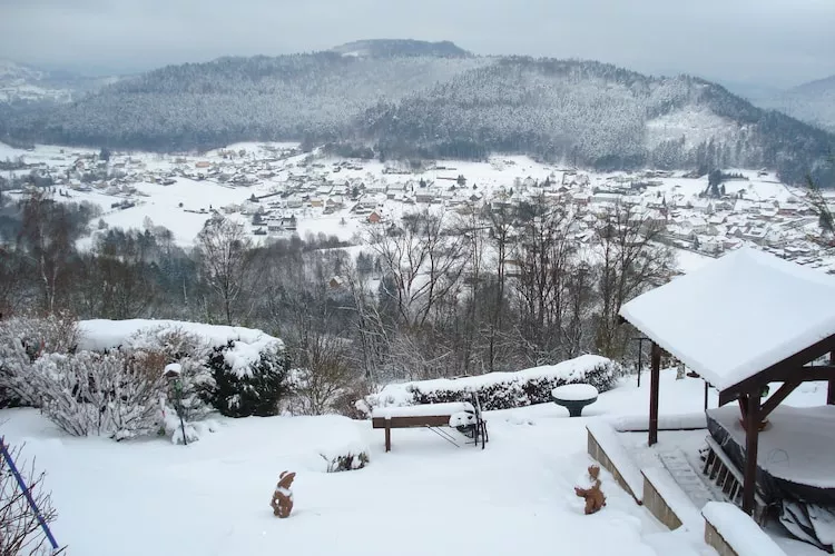 Le Gîte Fleuri-Jardin en hiver