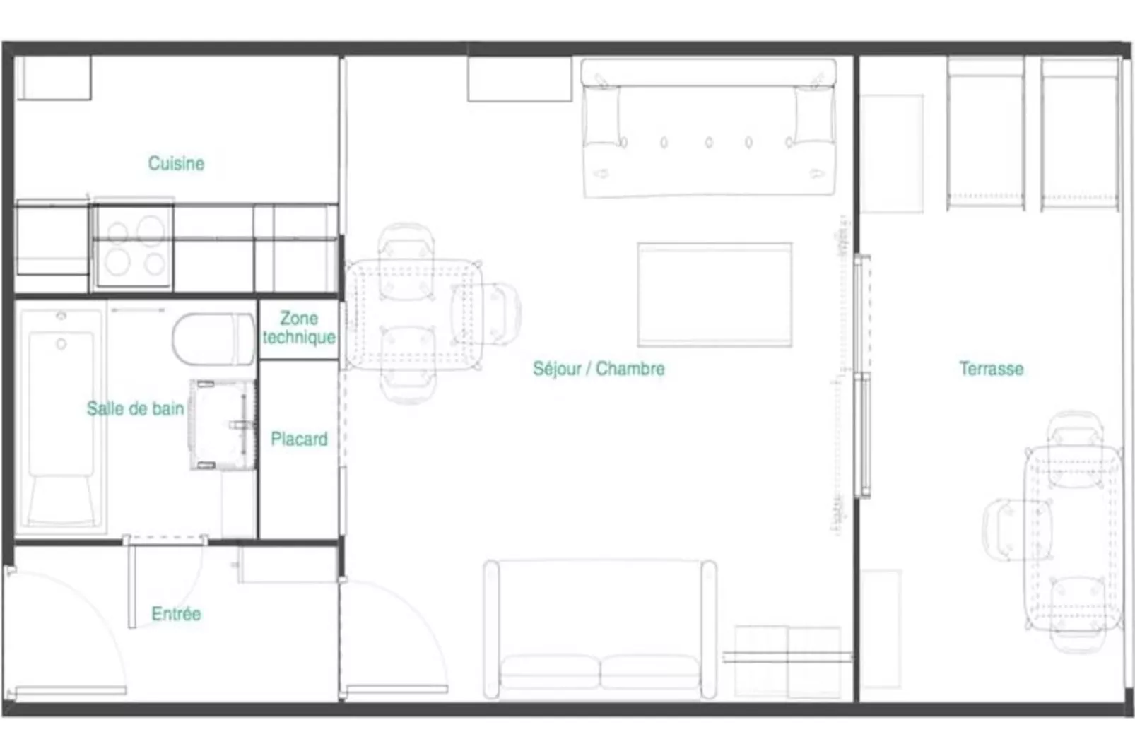 Résidence Studio "bormes In Blue" &agrave; La Favi&egrave;re - Class&eacute; 3***-Non tagué