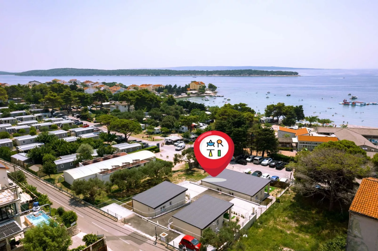 Apartments Arti Homes Rab Banjol - Two Bedroom Apartment With Terrace (Arti 3)-Im Freien