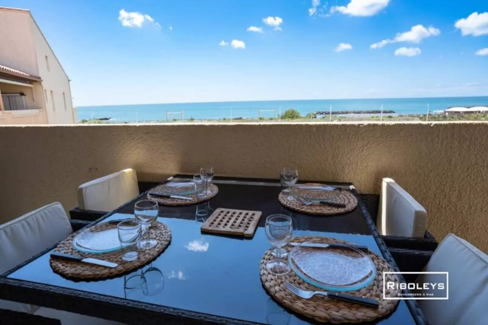 Vias-plage - Appartement Climatis&eacute; Avec Piscine Face &agrave; La Mer-Non tagué