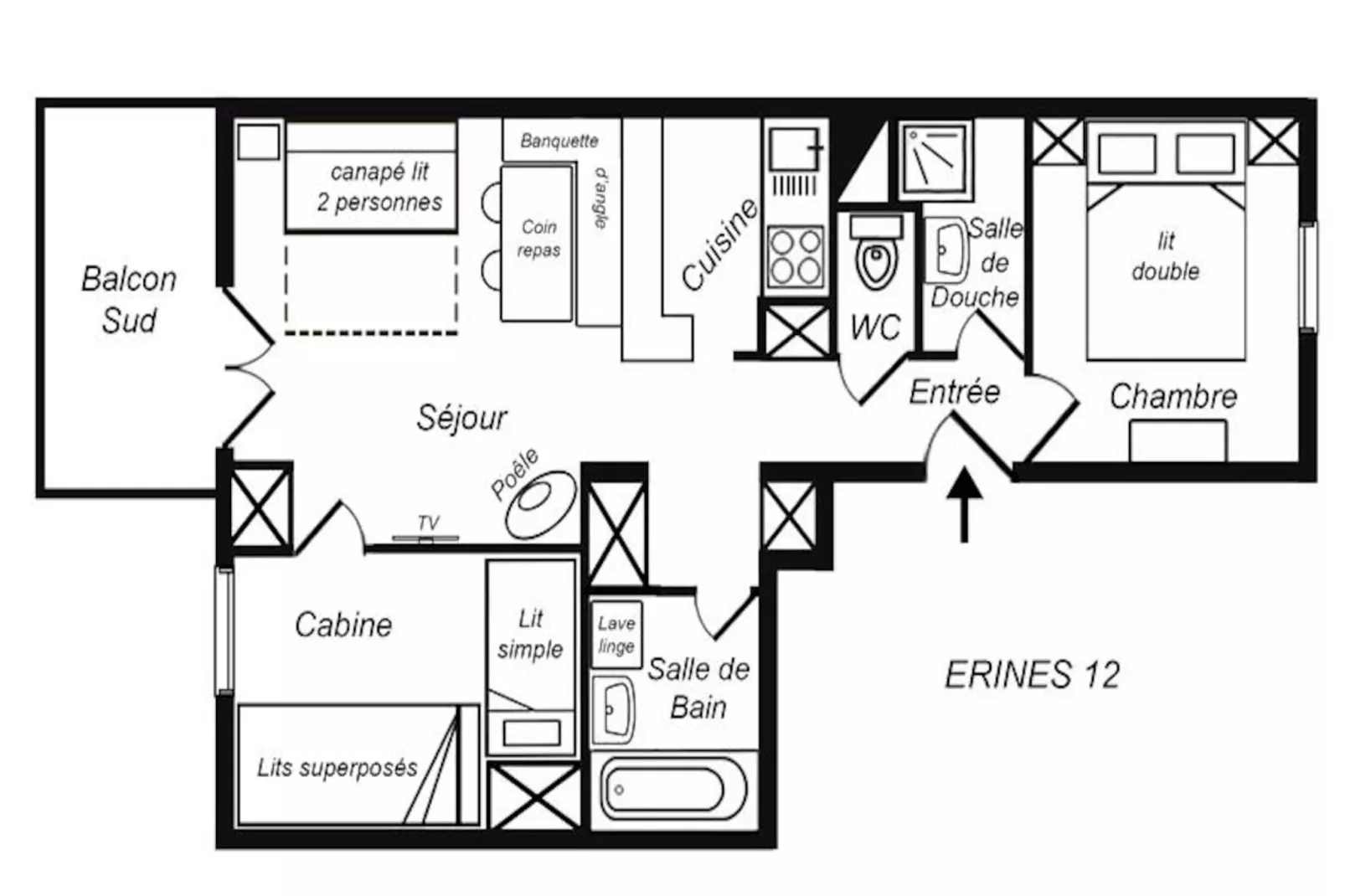Résidence Erines-Nicht zugeordnet