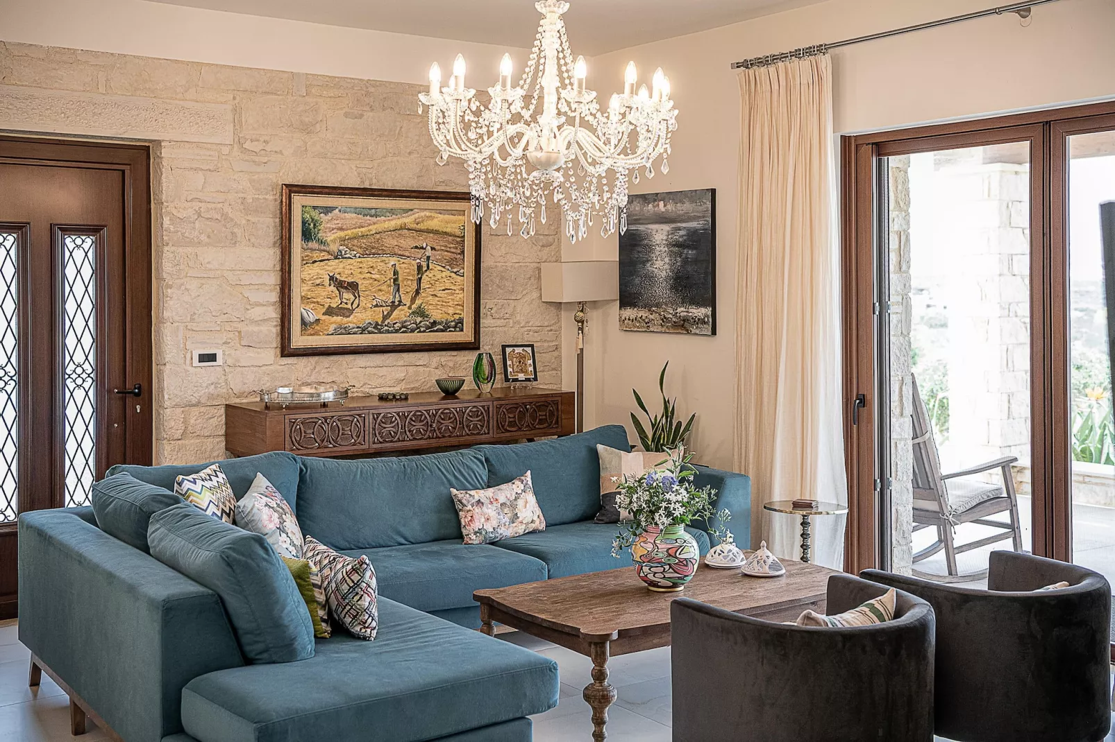 Villa Aloni 4prs - Living room