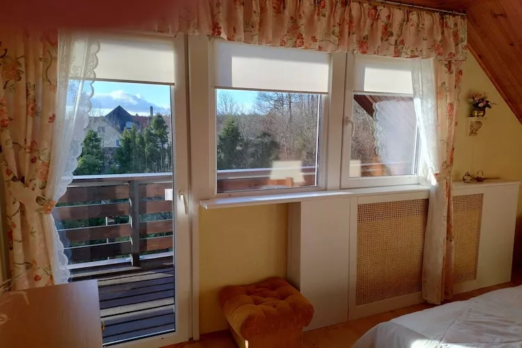 Dom wakacyjny w Szymbarku dla max 8 osób-Terrace balcony