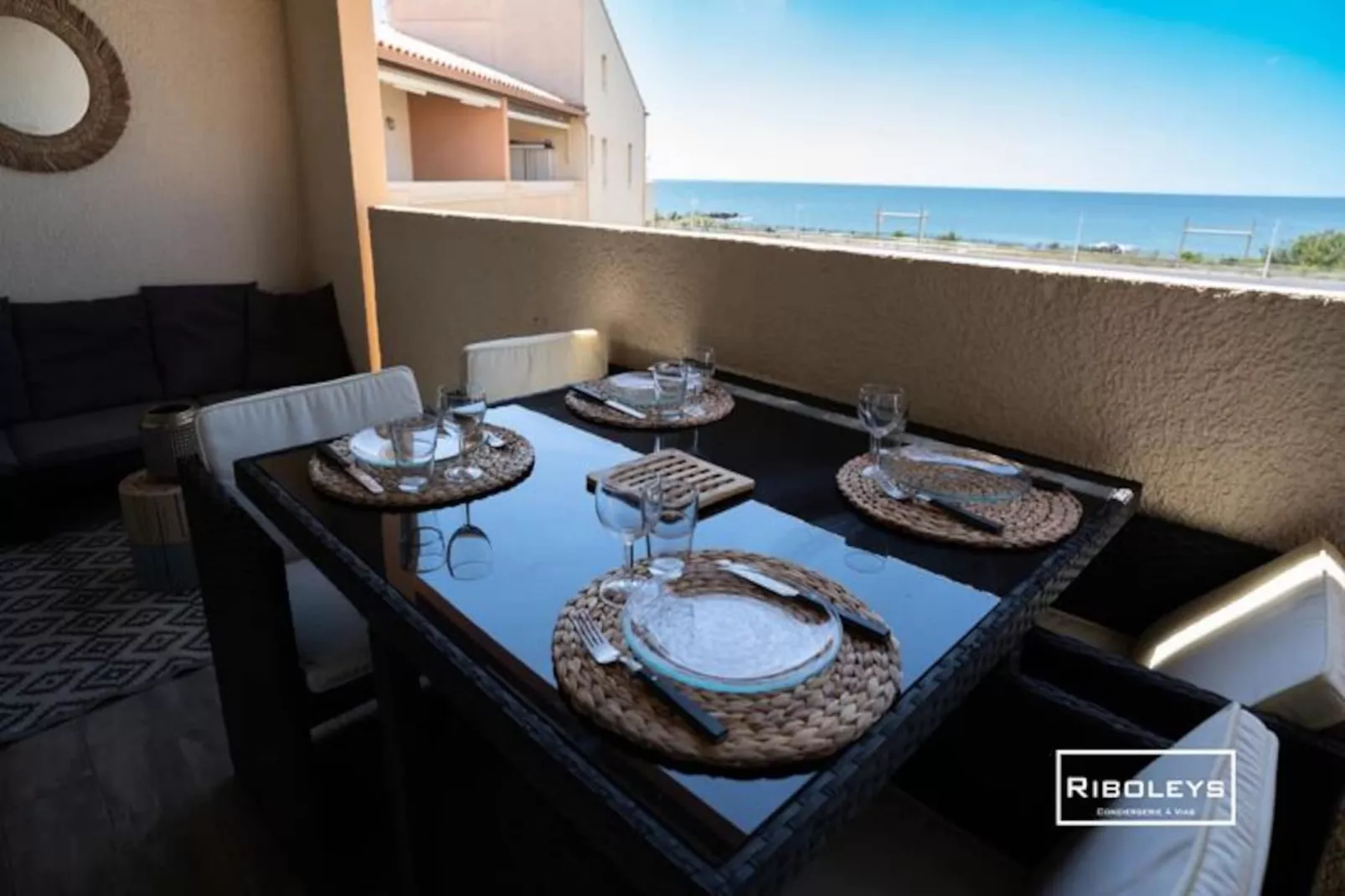 Vias-plage - Appartement Climatis&eacute; Avec Piscine Face &agrave; La Mer-Non tagué