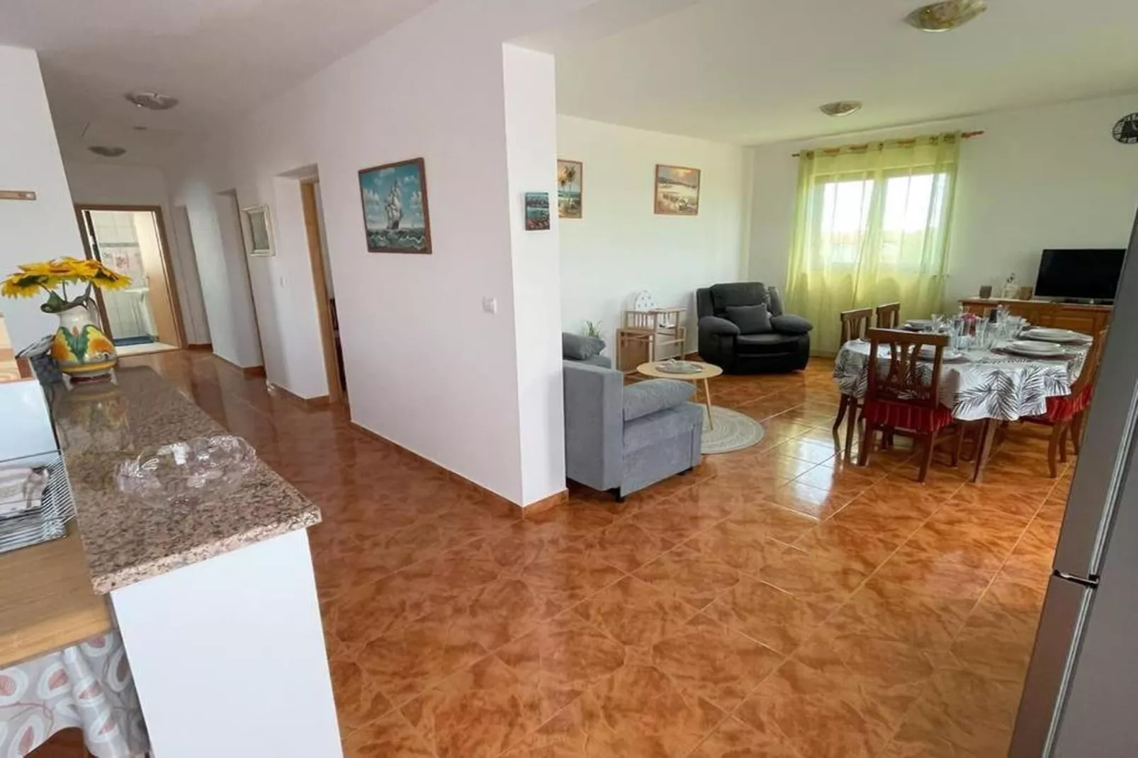 Villa Rosa Apartman-Esszimmer