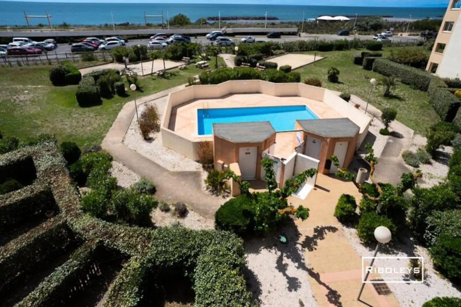 Vias-plage - Appartement Climatis&eacute; Avec Piscine Face &agrave; La Mer-Non tagué