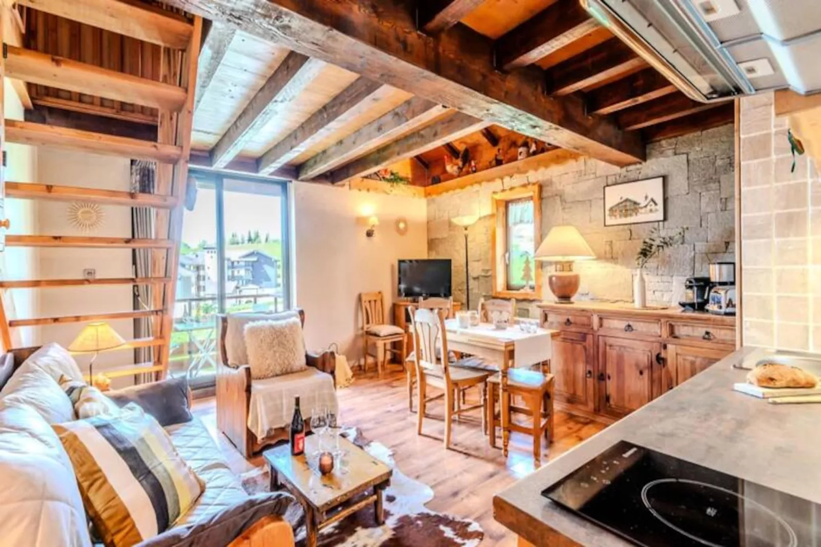 Slow Chalet Etale Duplex Sur Les Pistes, Balcon Avec Vue Montagne & Parking-Untagged