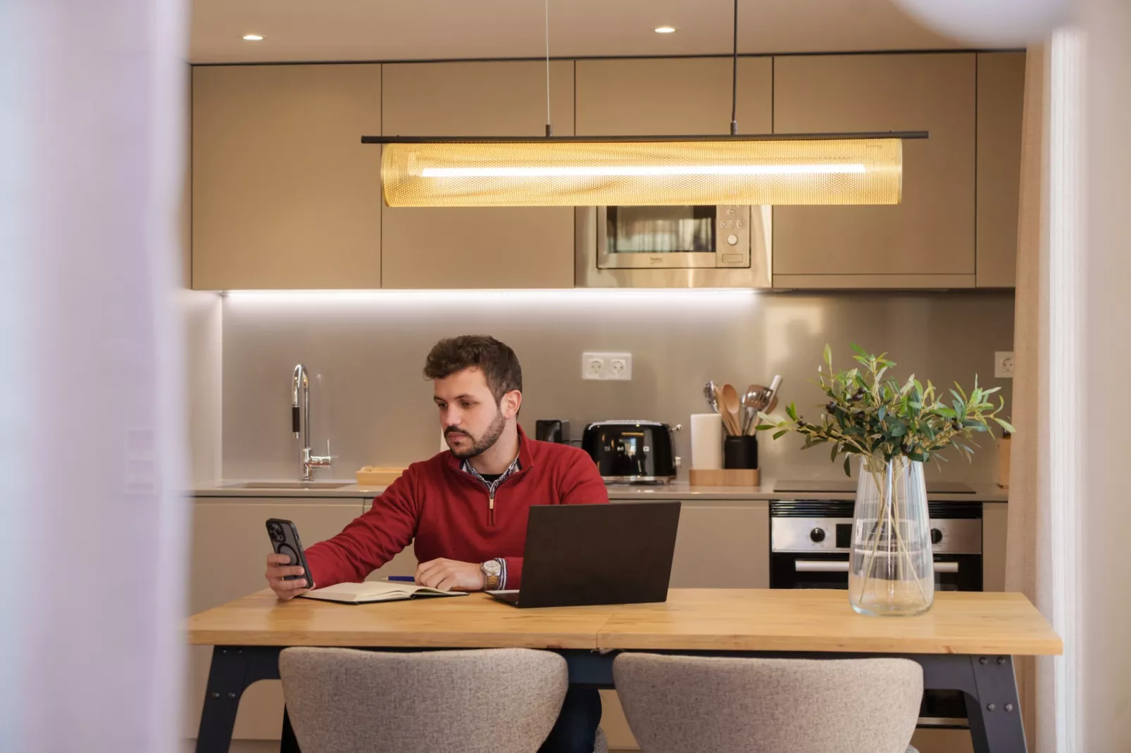 Feel Porto Firmeza Coworking & Flat 1.2-Küche