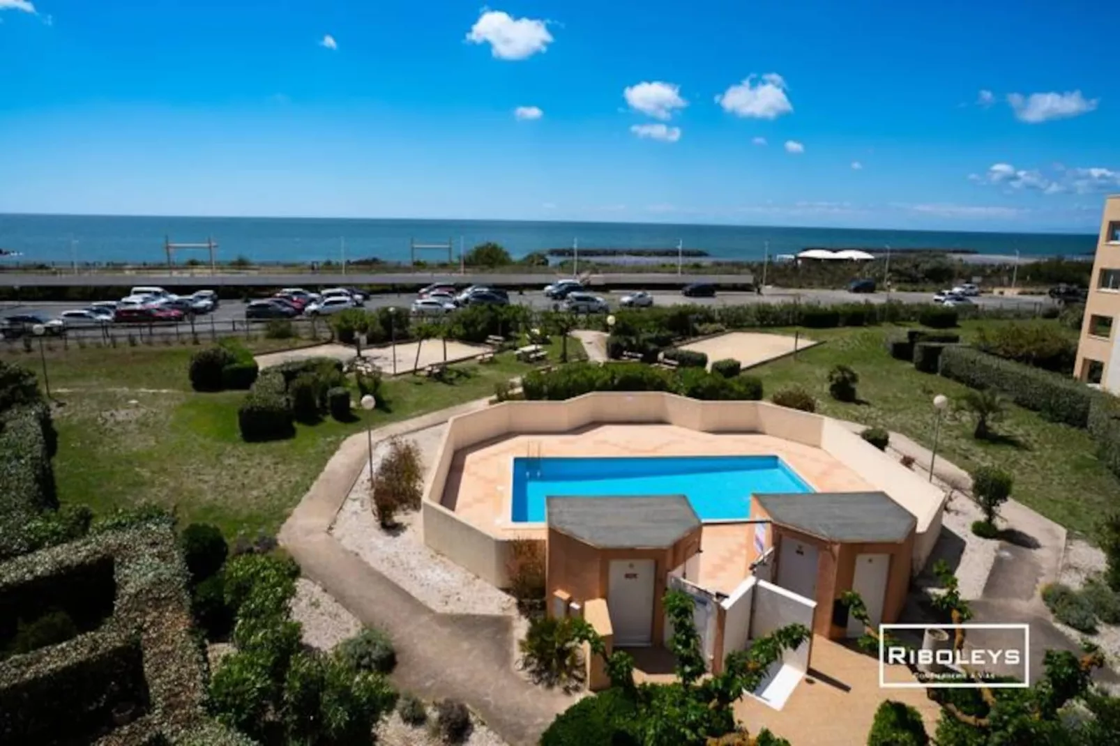 Vias-plage - Appartement Climatis&eacute; Avec Piscine Face &agrave; La Mer-Non tagué