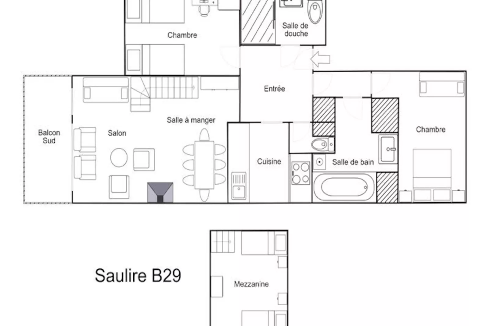 Résidence Saulire-Nicht zugeordnet