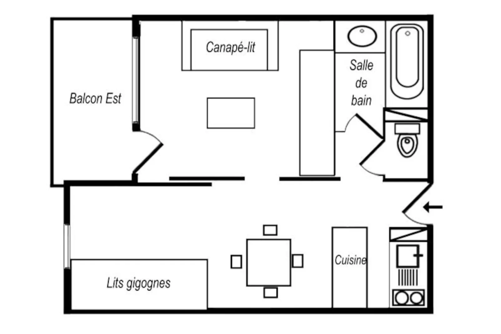 Résidence Dandy-Nicht zugeordnet