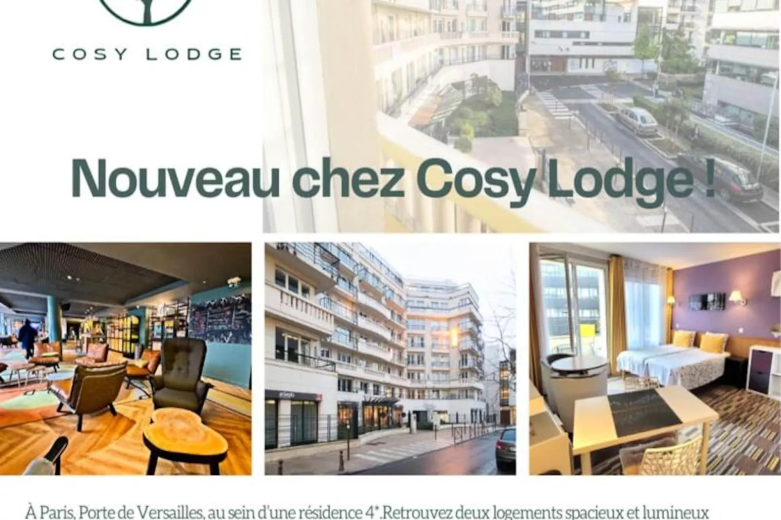 Paris Porte De Versailles Cosy Lodge 2 Appart H&ocirc;tel Parking Wifi 4 Pers-Non tagué