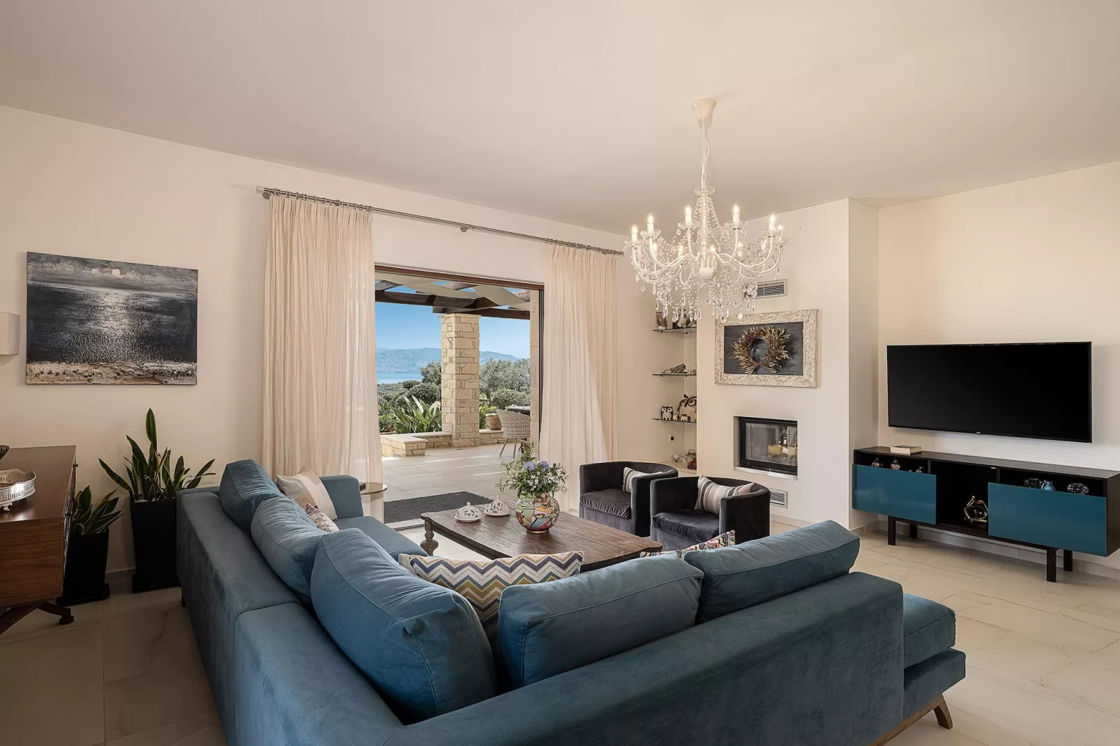 Villa Aloni 6prs-Wohnzimmer