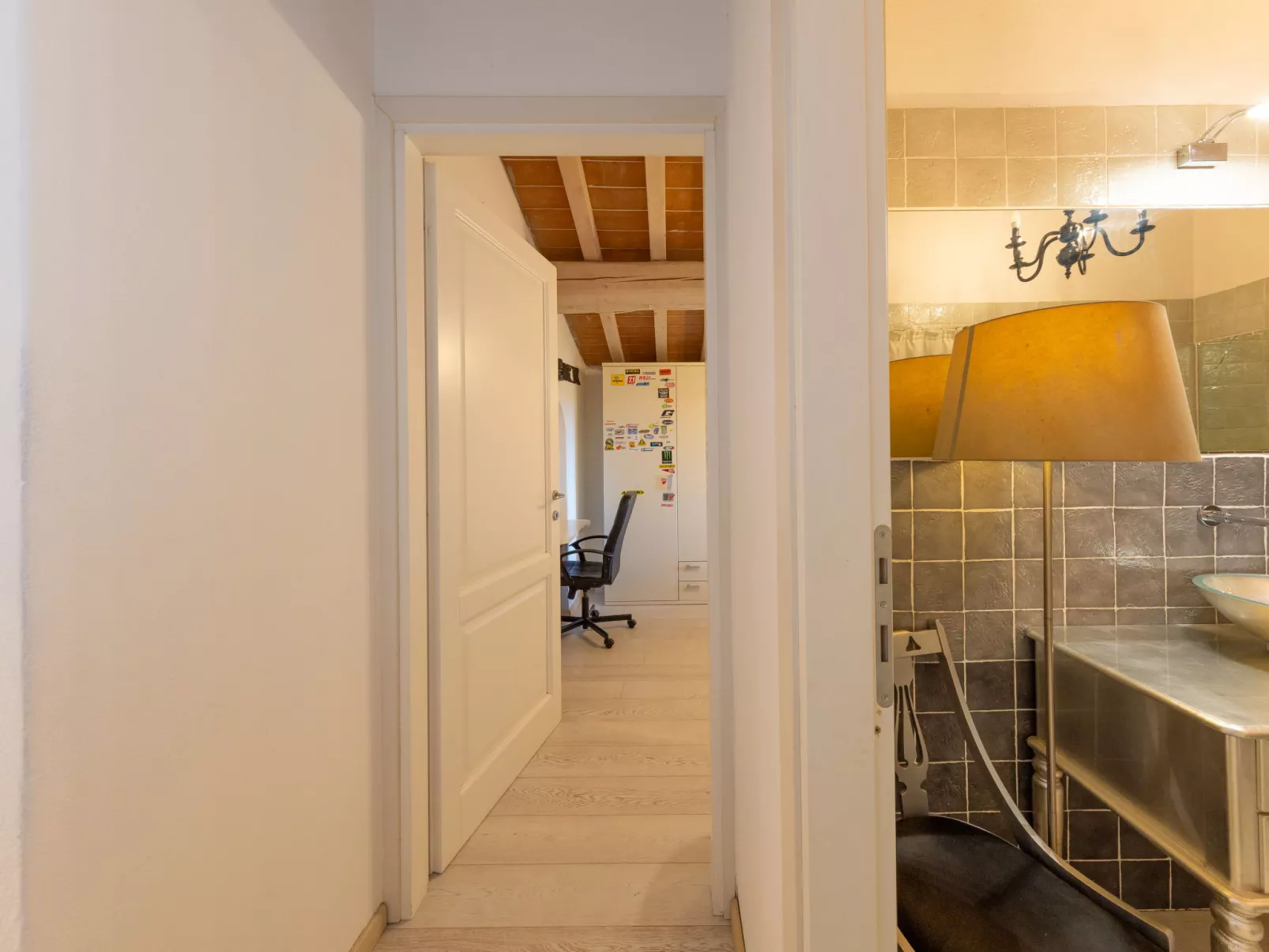 Il sogno del pittore-Drinnen