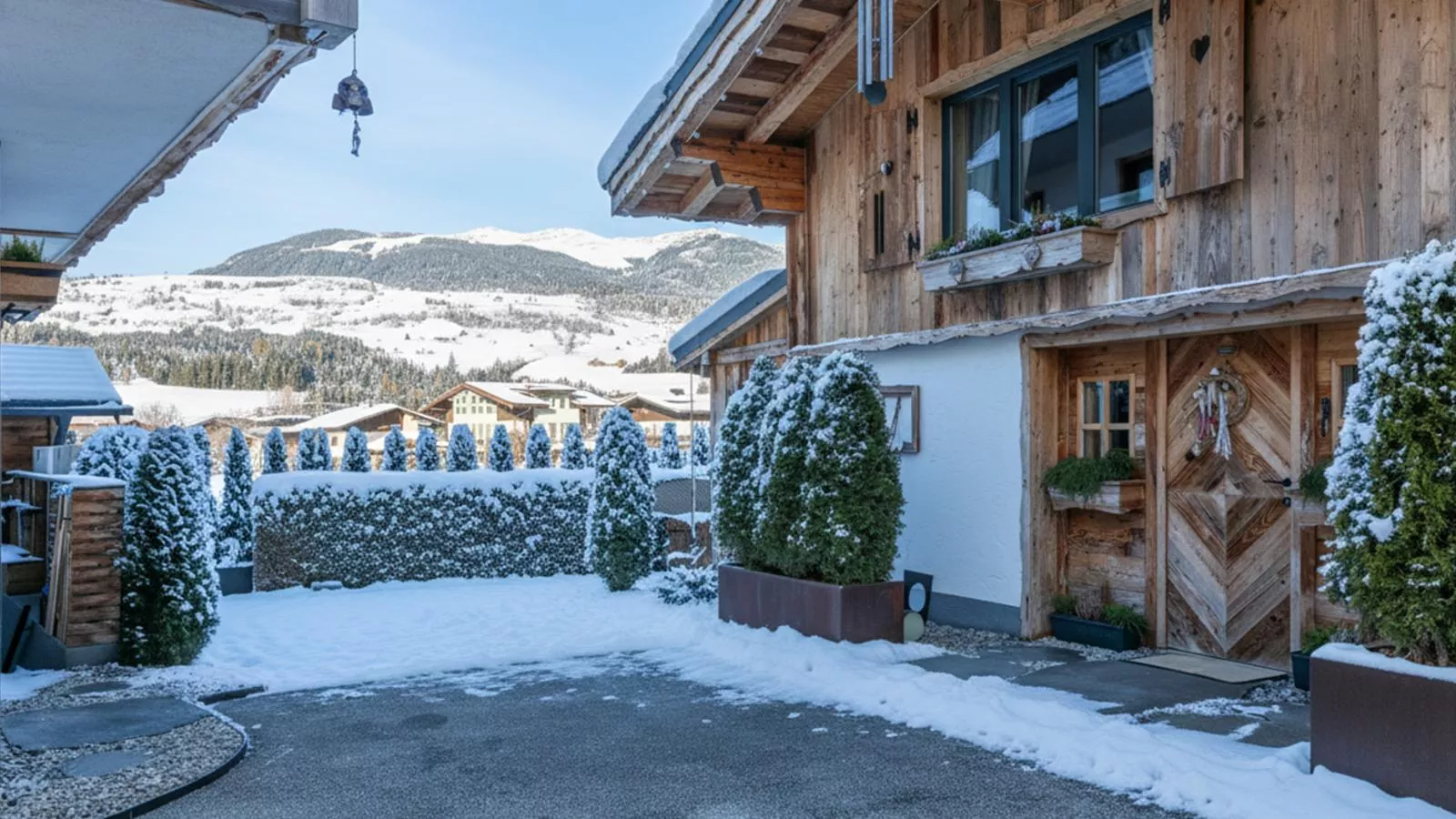 Almversteck Hollersbach-Exterior in winter