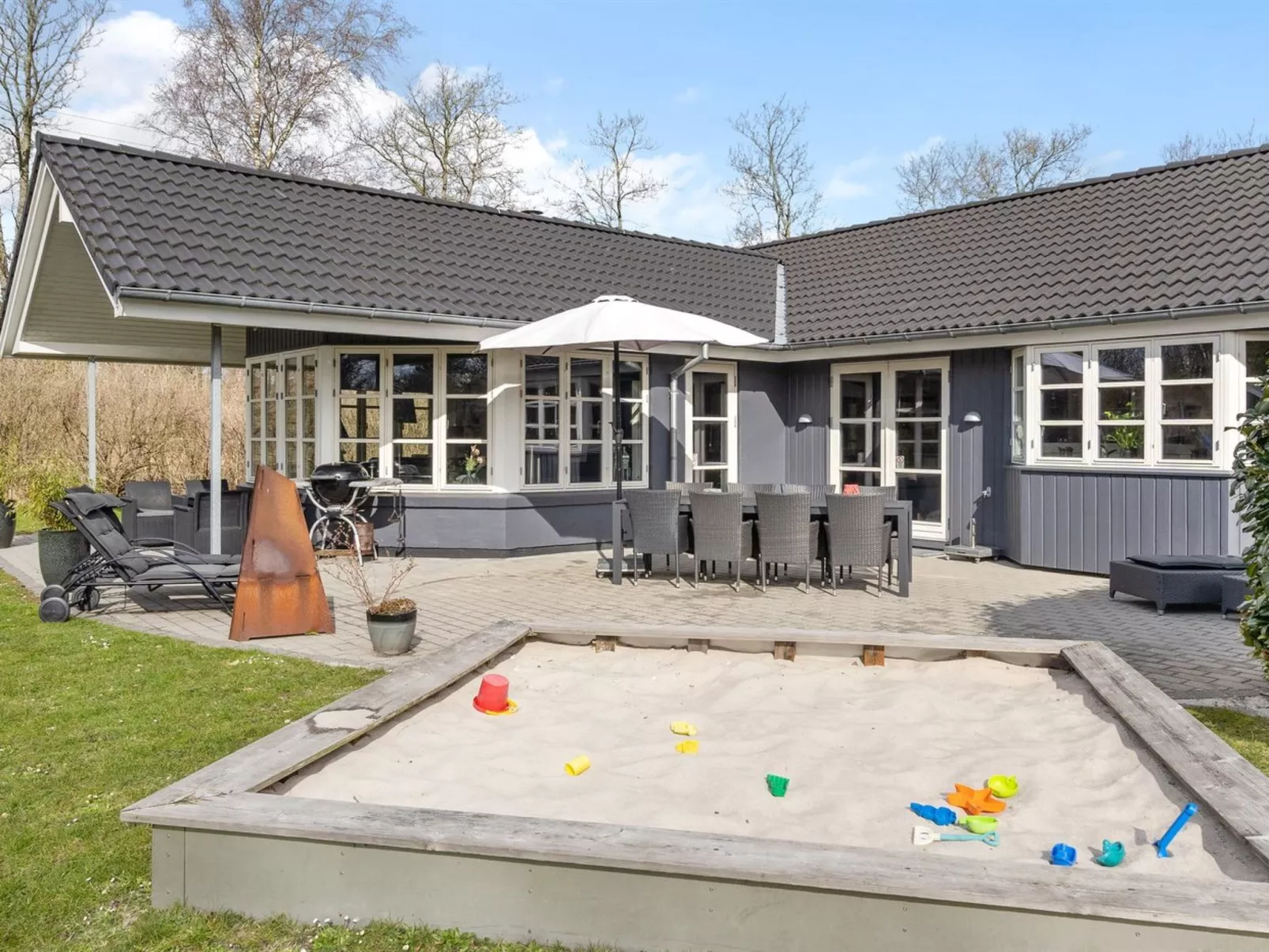 "Esben" - 11km from the sea-Dehors