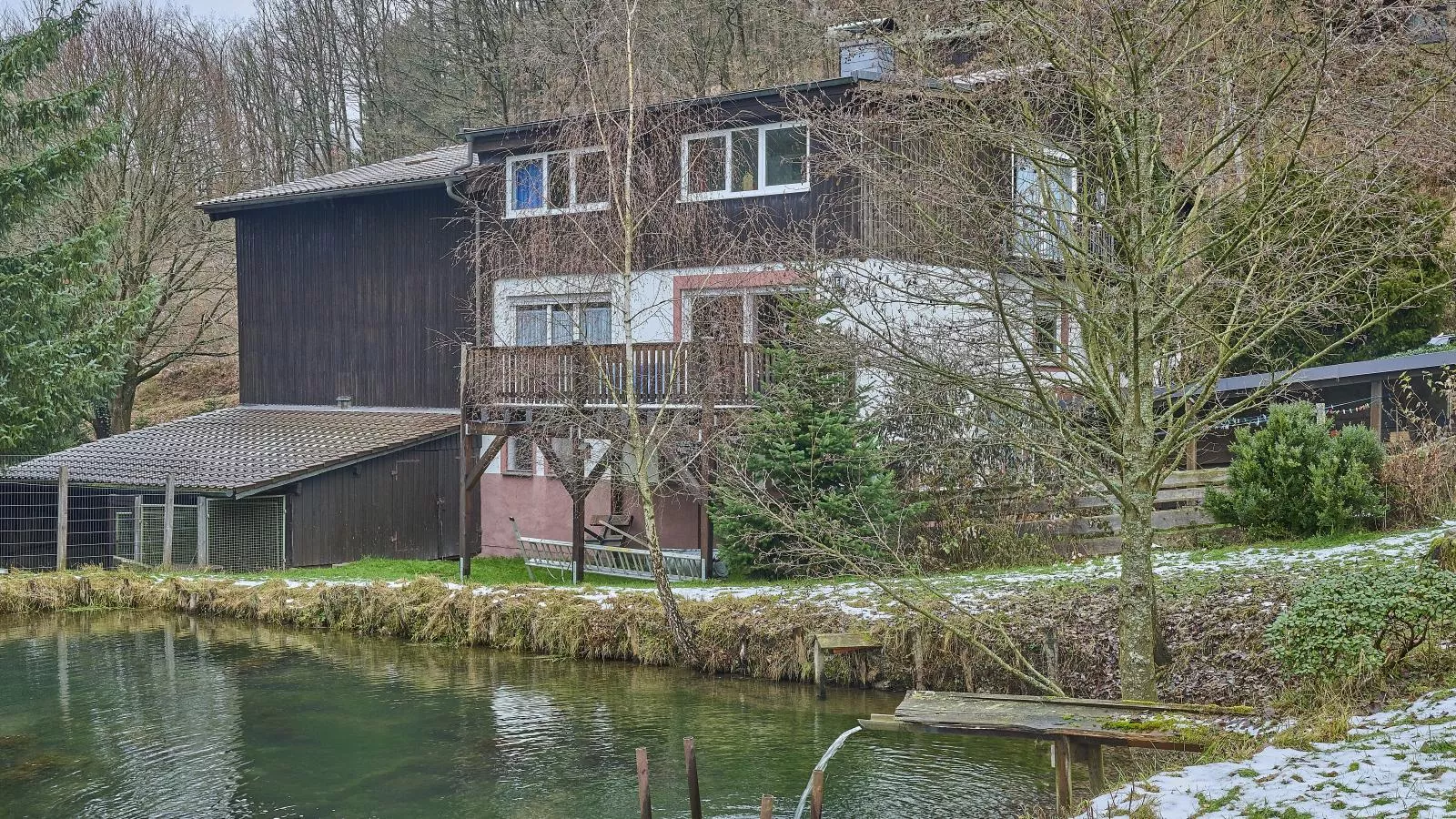 Am Damwildgehege II-Außenbereich Winter