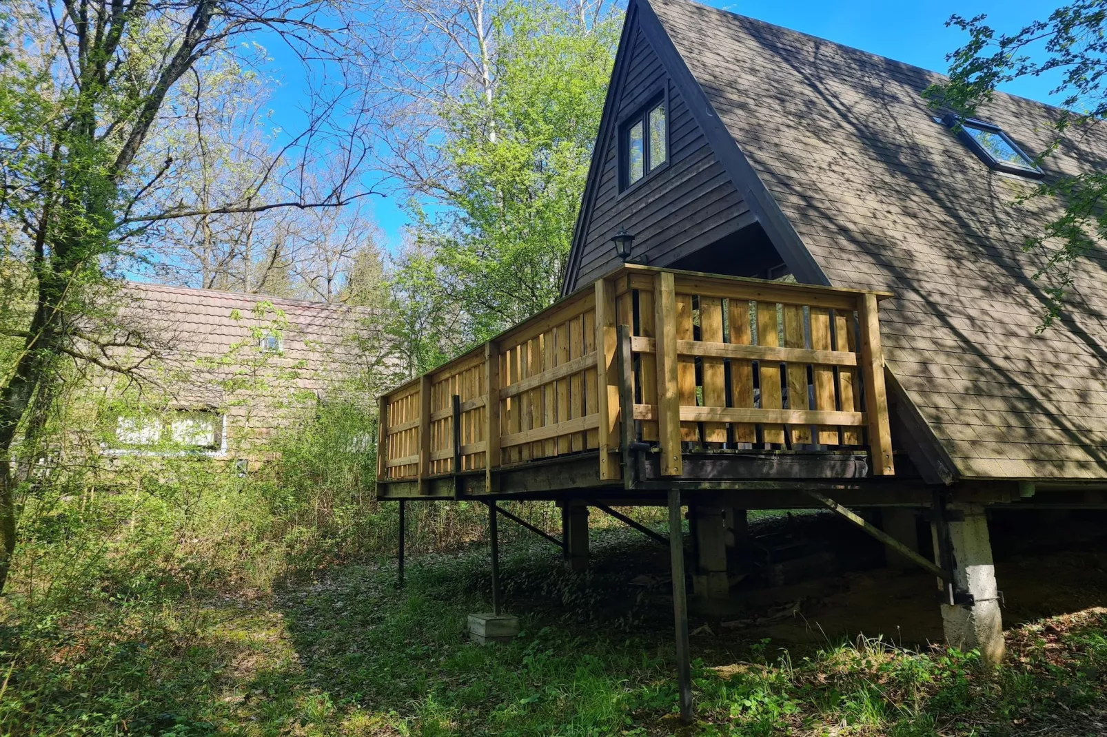 Chalet no 142-Terrasse/Balkon