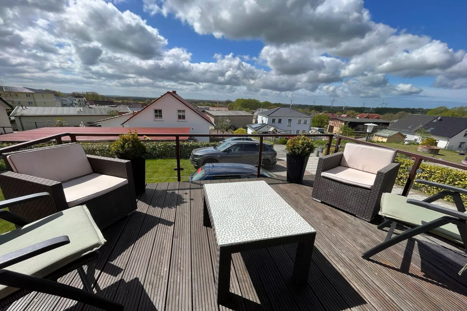 Ferienhaus in Kröpelin-Terrace balcony