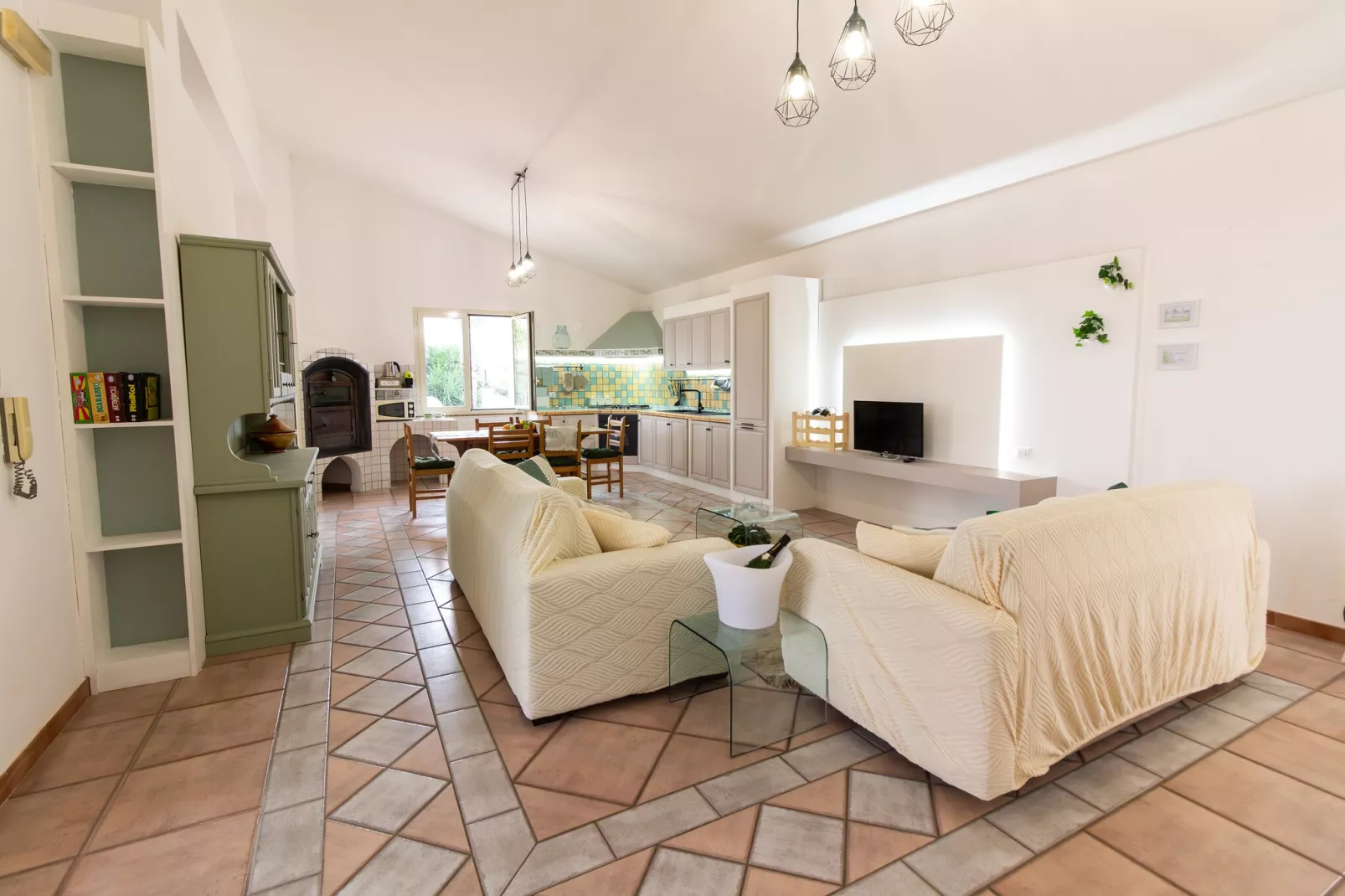 Villa Ninfa-Wohnzimmer