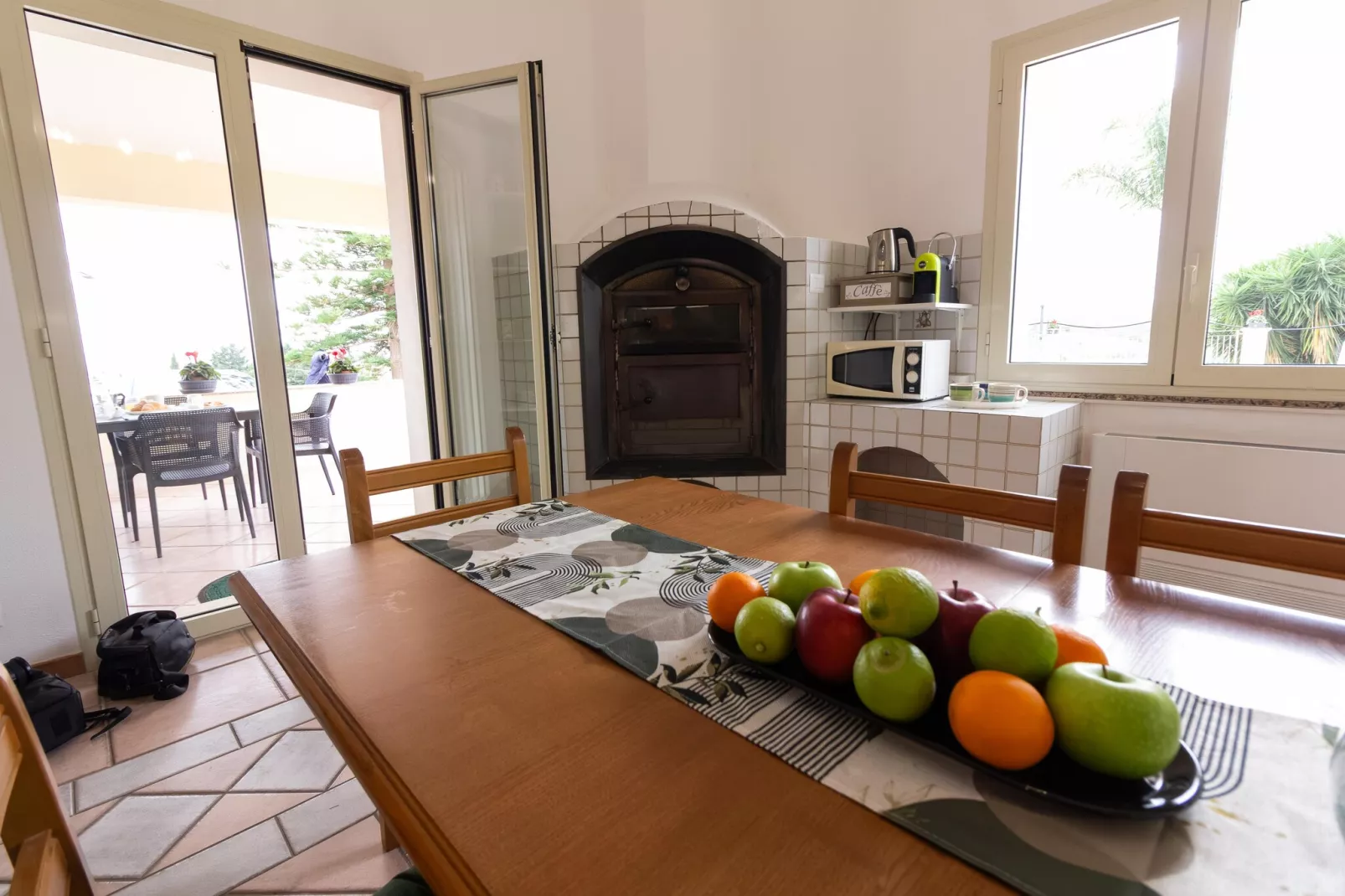 Villa Ninfa-Esszimmer