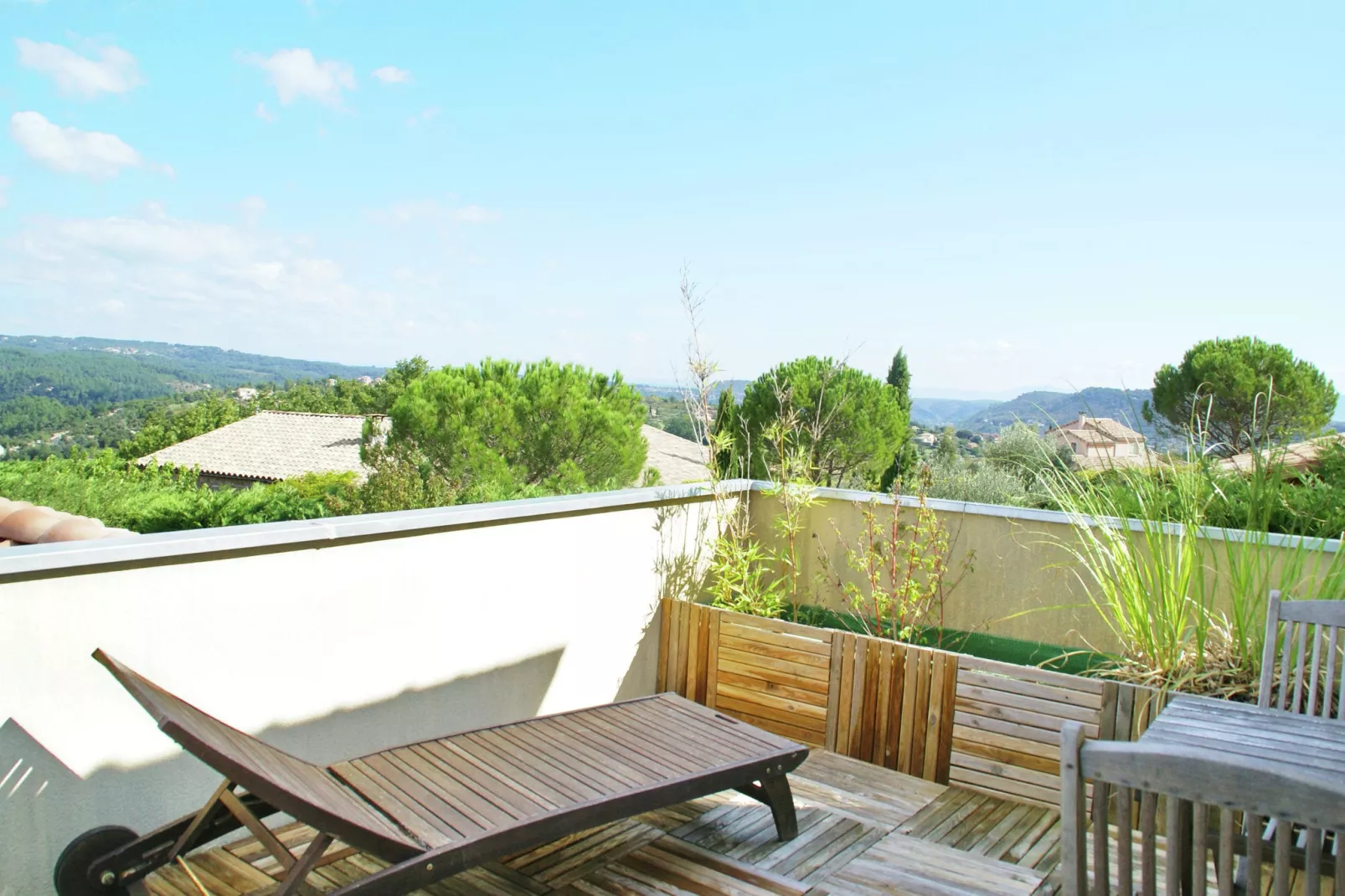 Villa - Les Vans-Terrace balcony