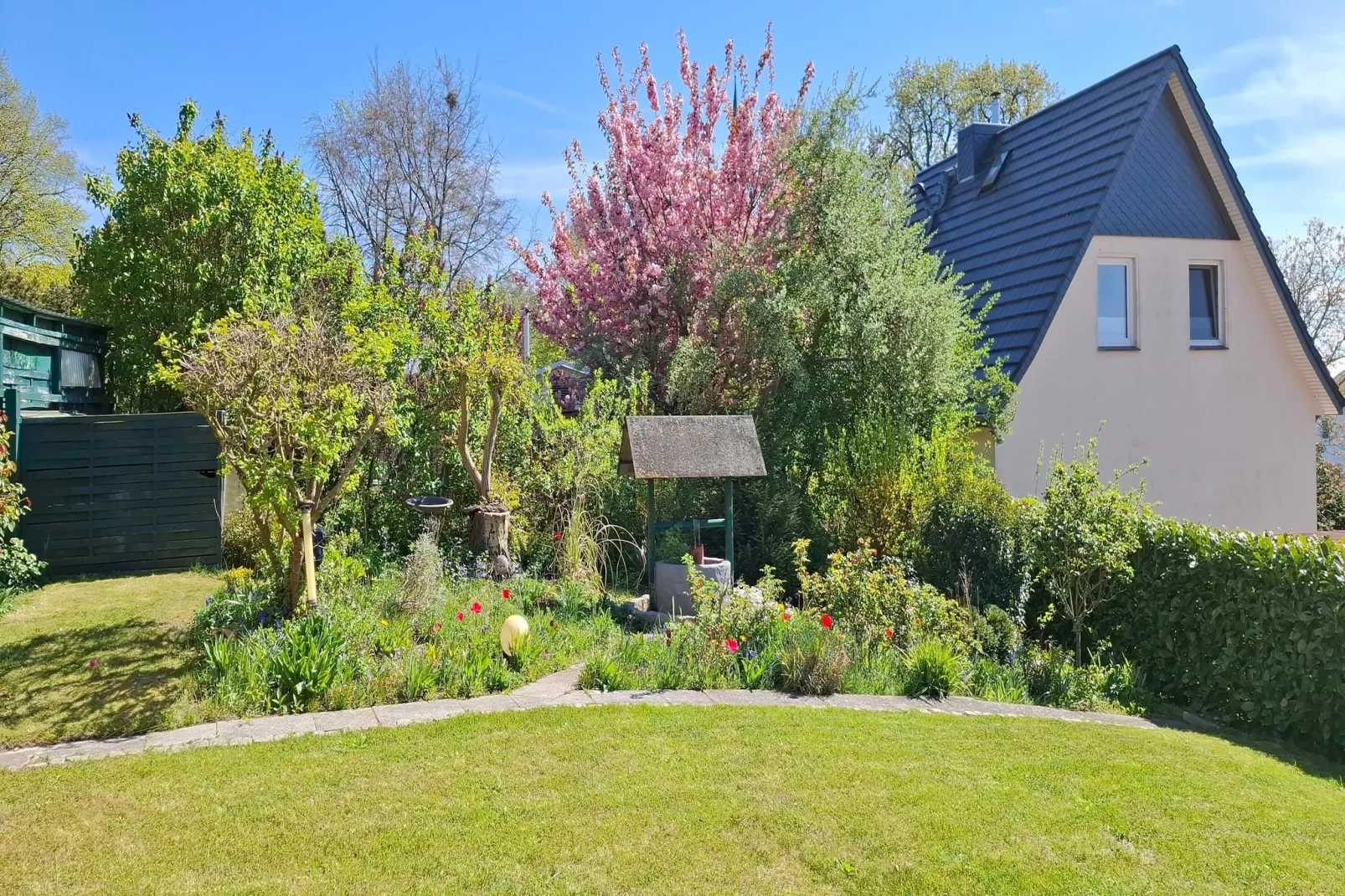 Ferienhaus in Kröpelin-Gardens in summer