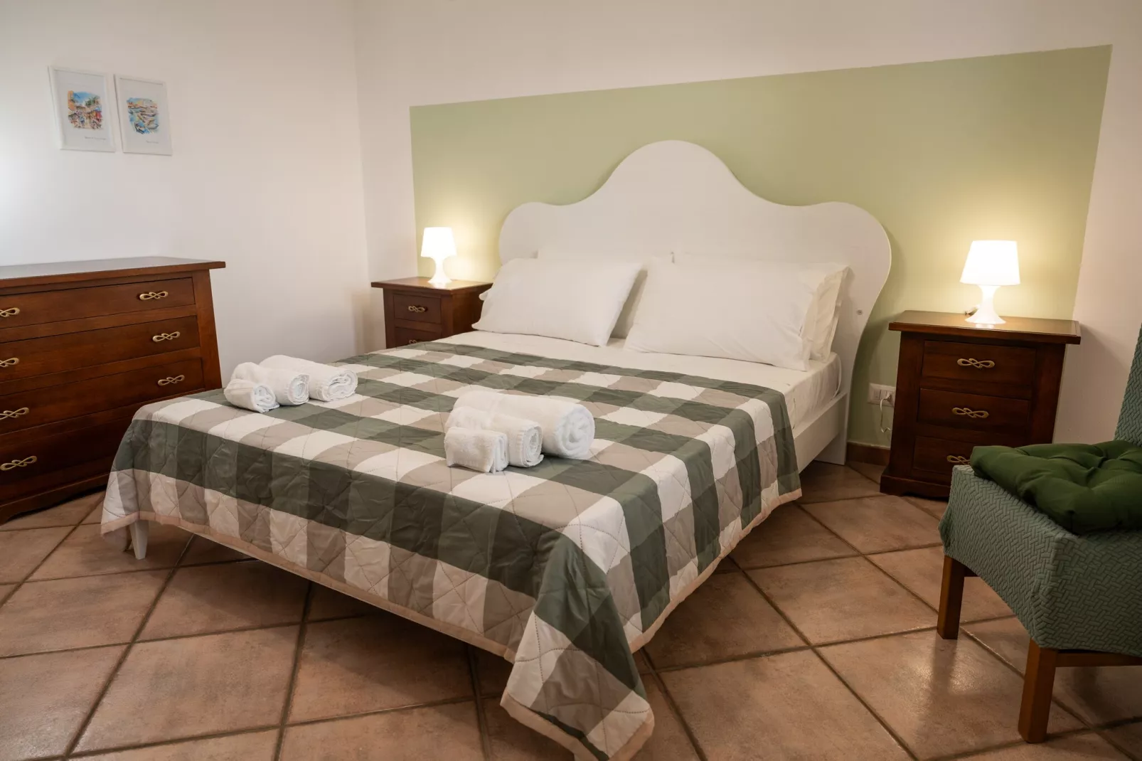 Villa Ninfa-Schlafzimmer